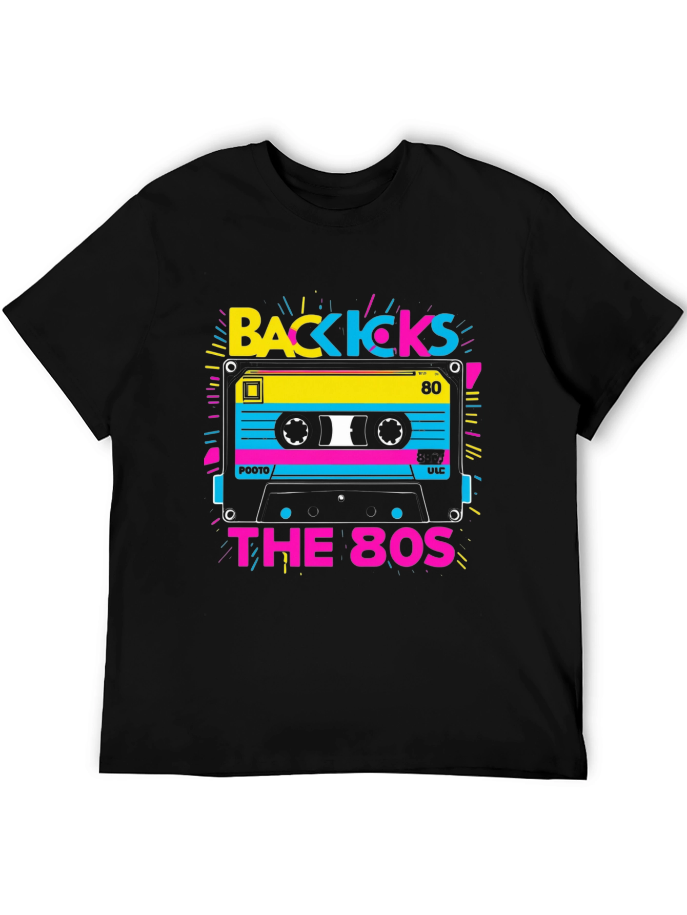 Back Kicks 80s Cassette Graphic Tee