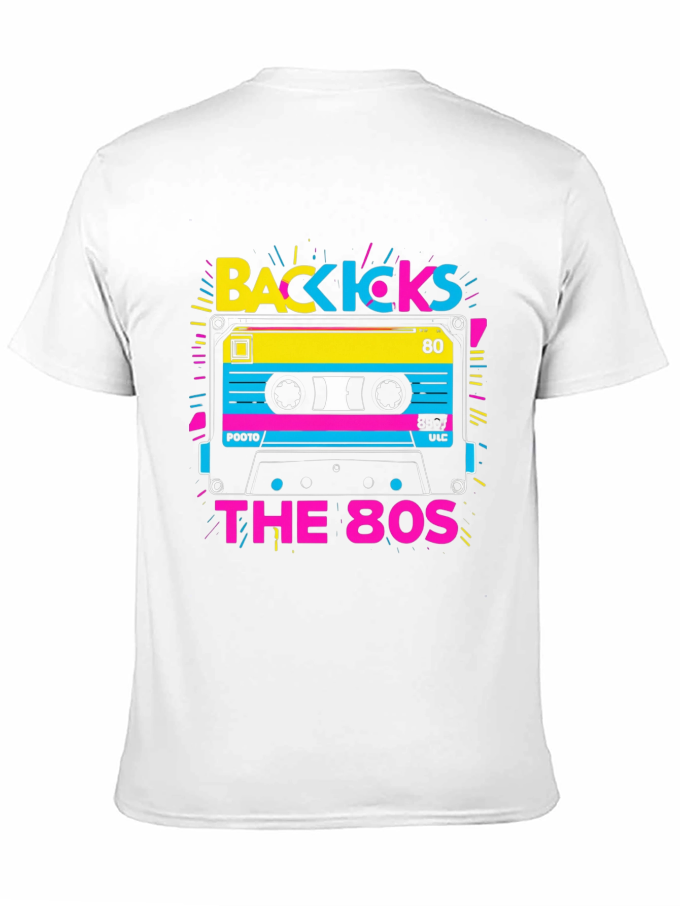 Back Kicks 80s Cassette Graphic Tee