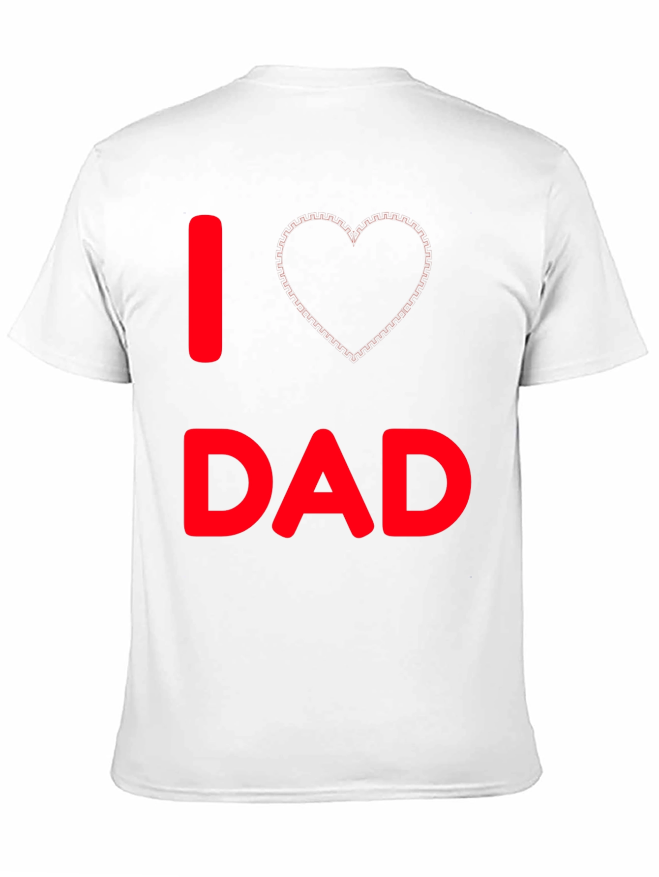 I Love Dad Black T-Shirt