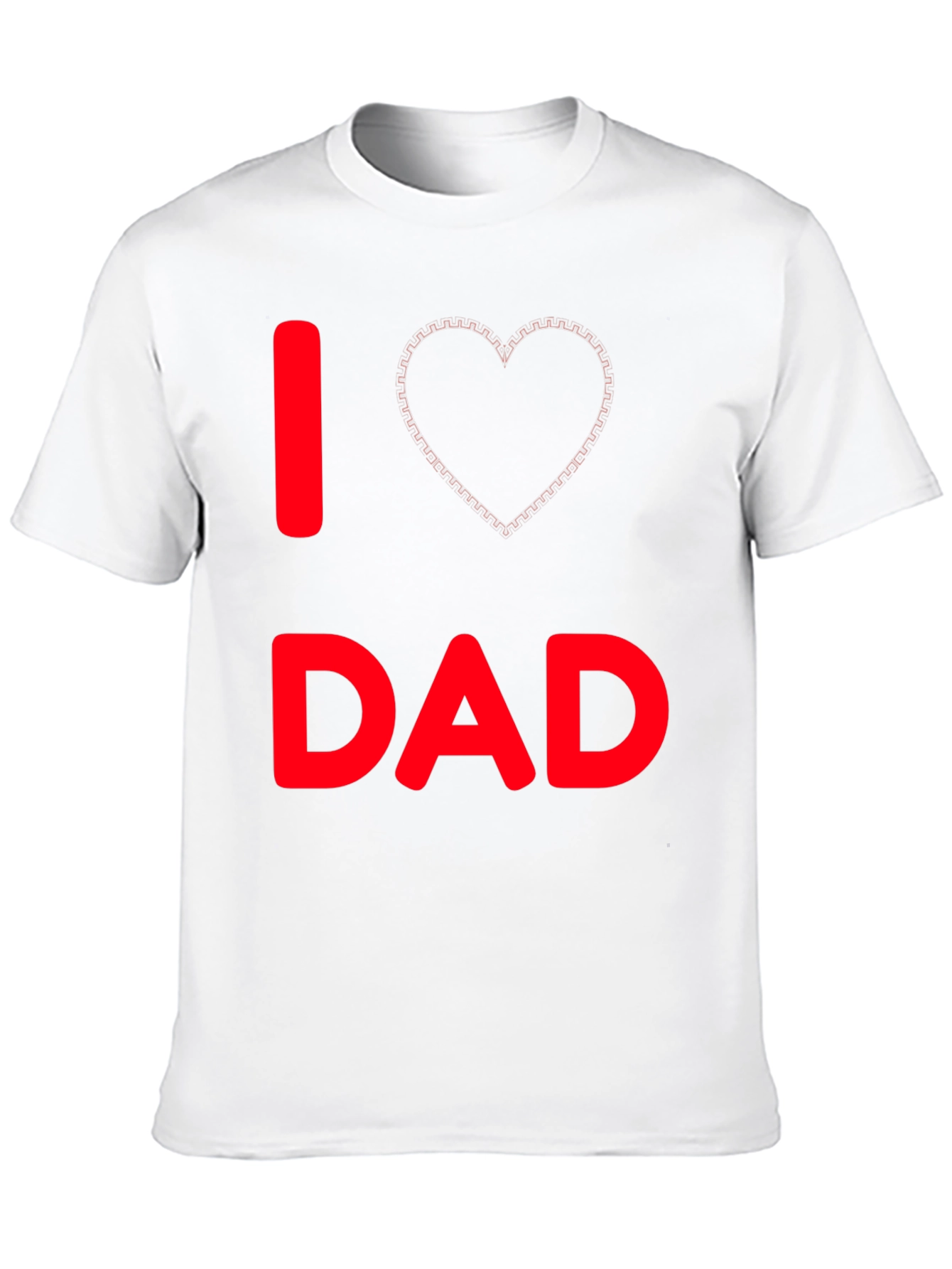 I Love Dad Black T-Shirt