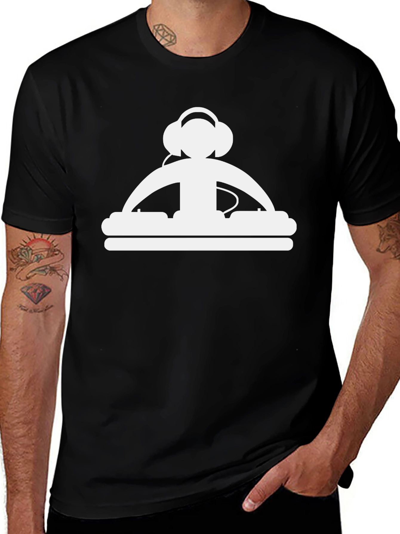 DJ Graphic T-Shirt - Cool Music Lover Tee