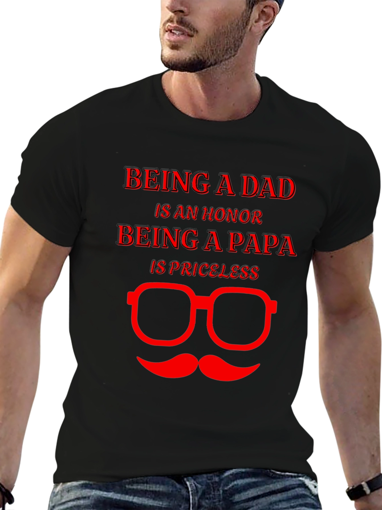 Being a Dad T-Shirt - Papa is Priceless