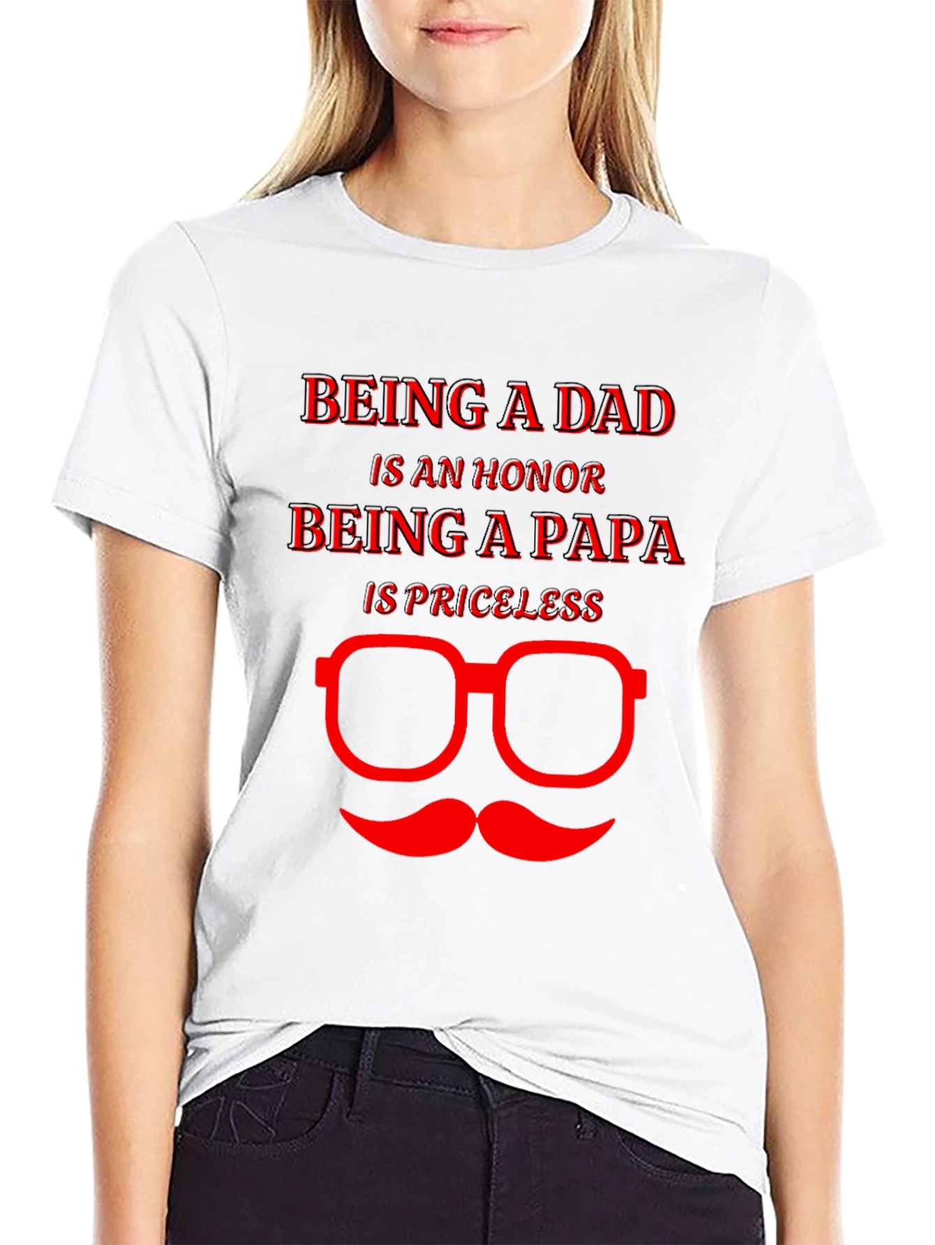 Being a Dad T-Shirt - Papa is Priceless