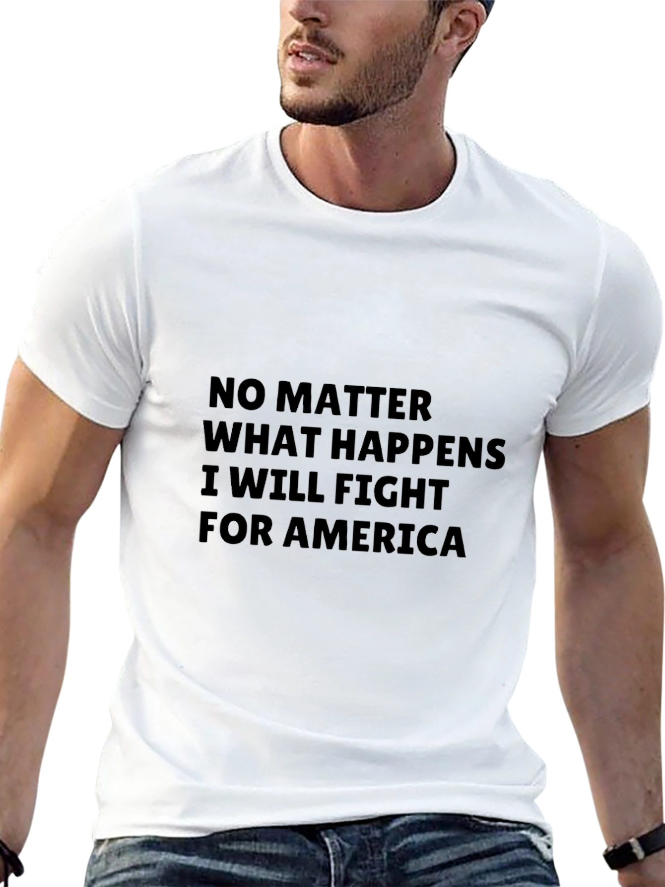 Fight For America Graphic Tee - Patriotic T-Shirt