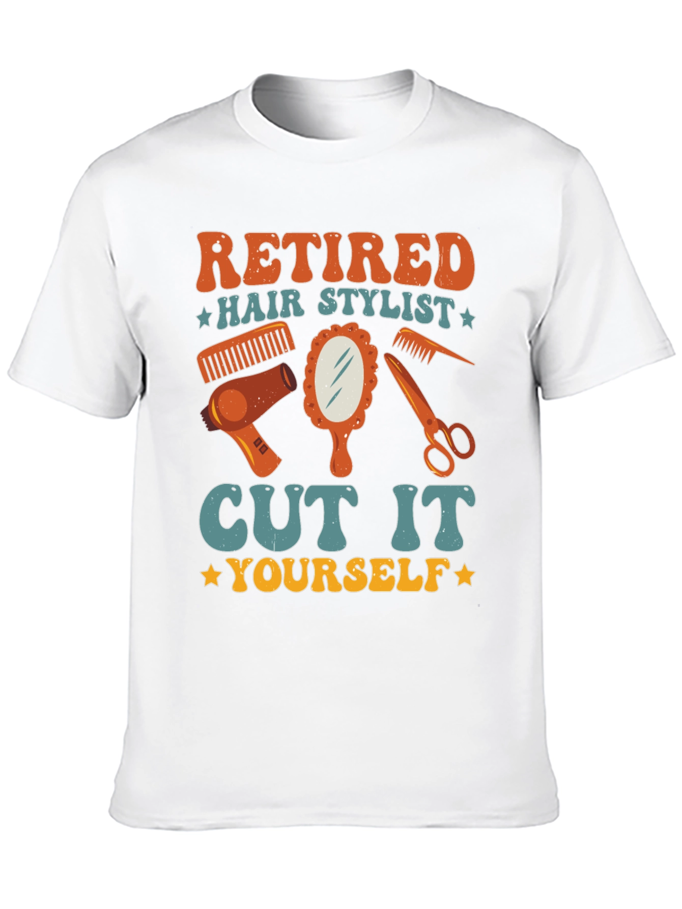 Retired Hair Stylist Graphic T-Shirt