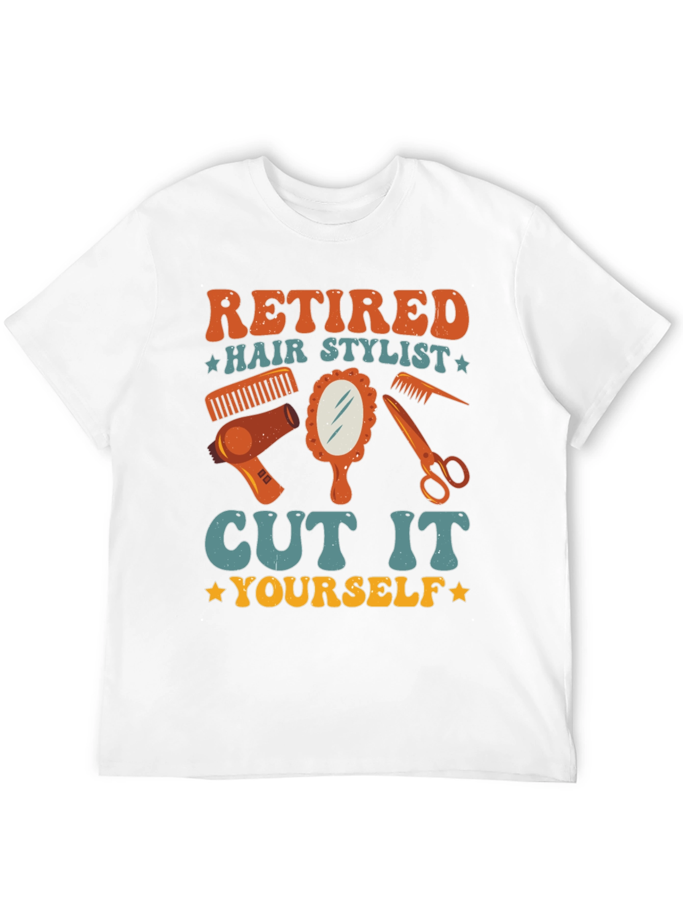 Retired Hair Stylist Graphic T-Shirt