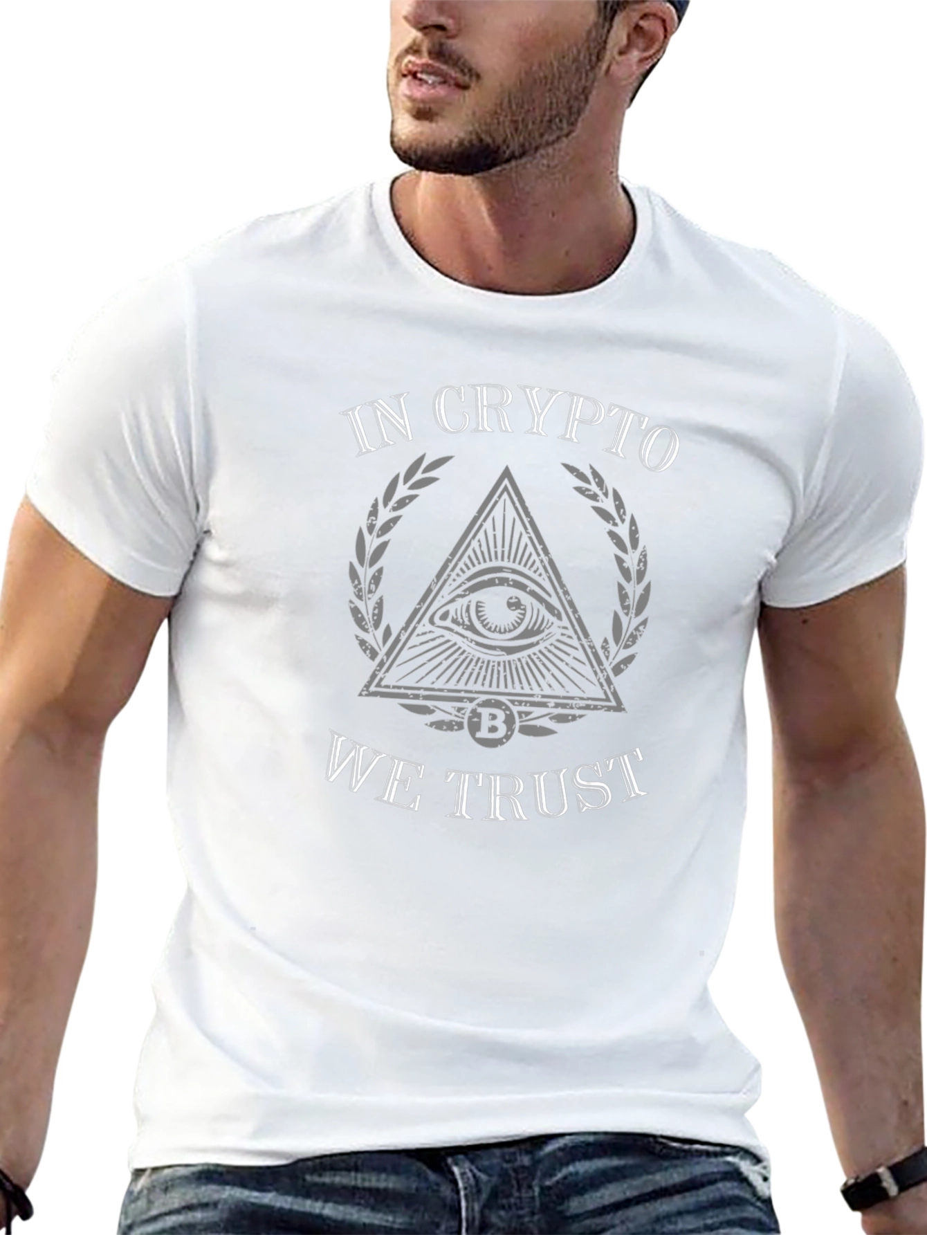 In Crypto We Trust Graphic Tee - Black