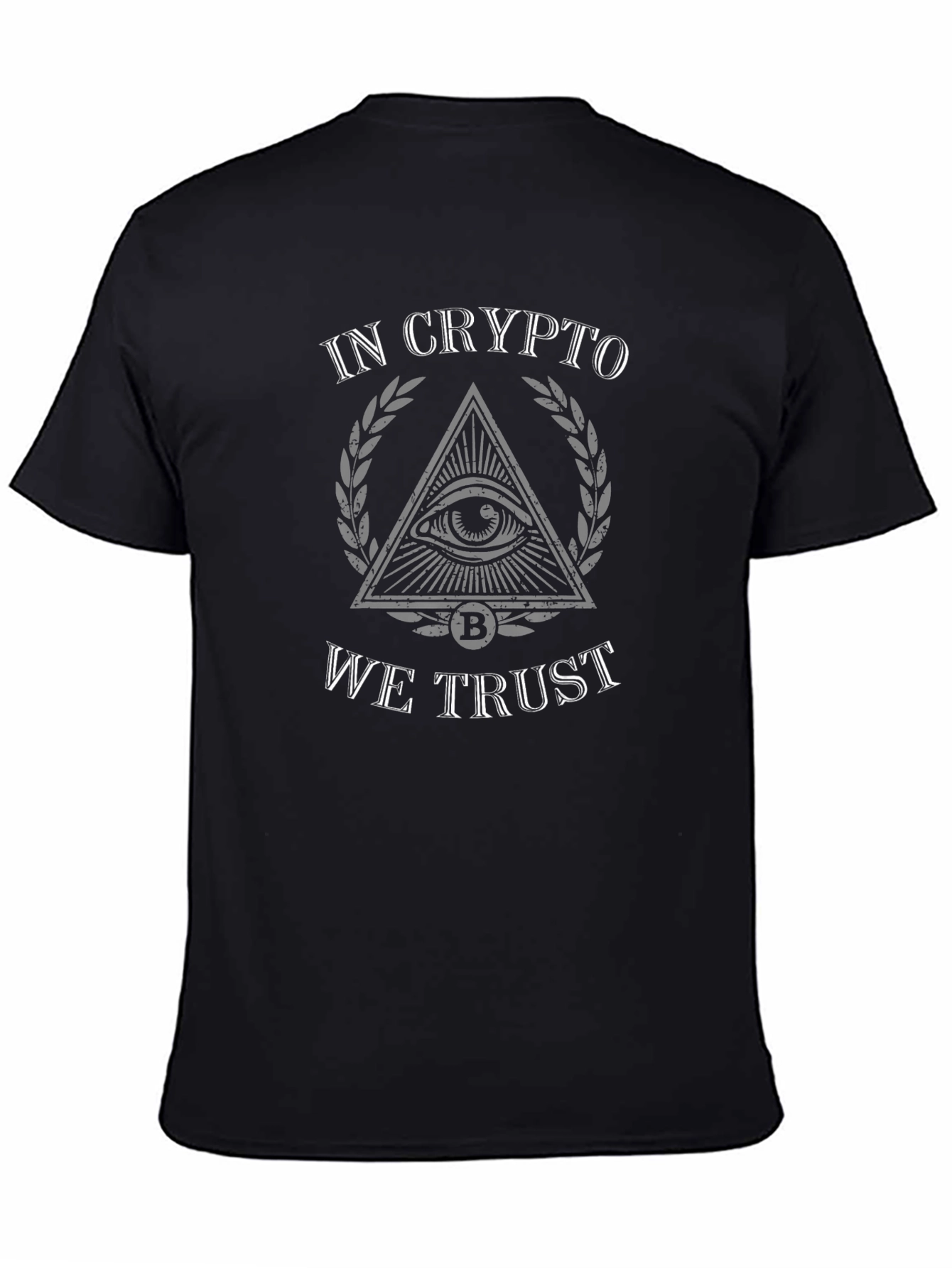 In Crypto We Trust Graphic Tee - Black