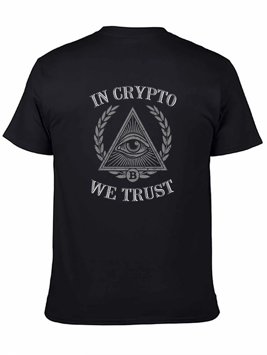 In Crypto We Trust Graphic Tee - Black