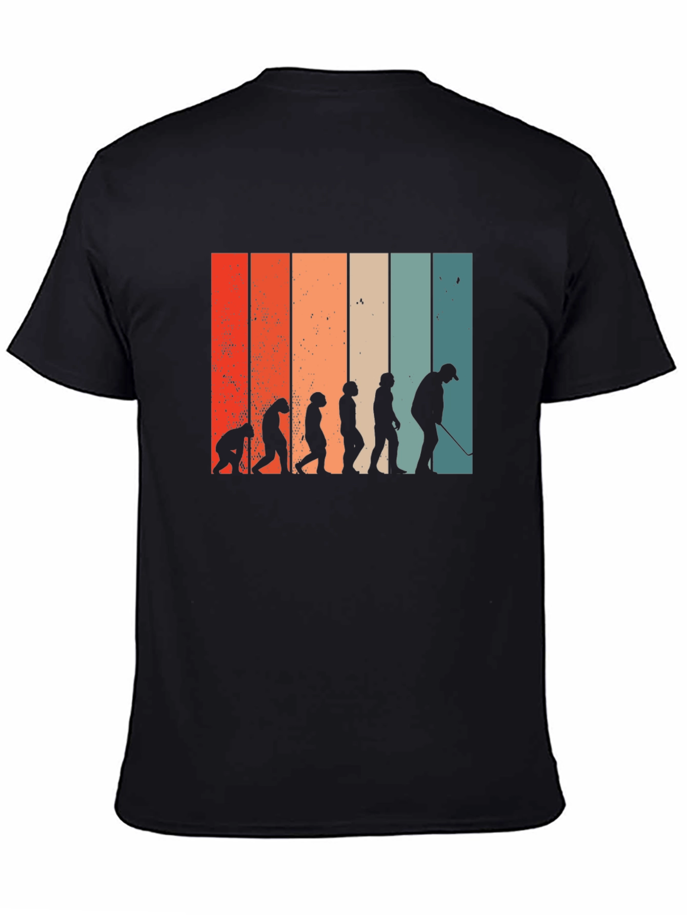 Evolution of Golf T-Shirt - Humorous Golfer Tee