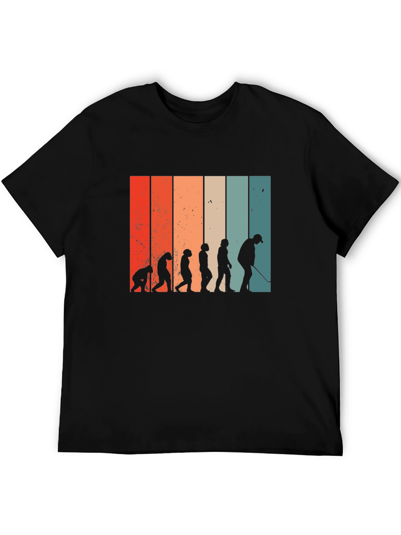 Evolution of Golf T-Shirt - Humorous Golfer Tee