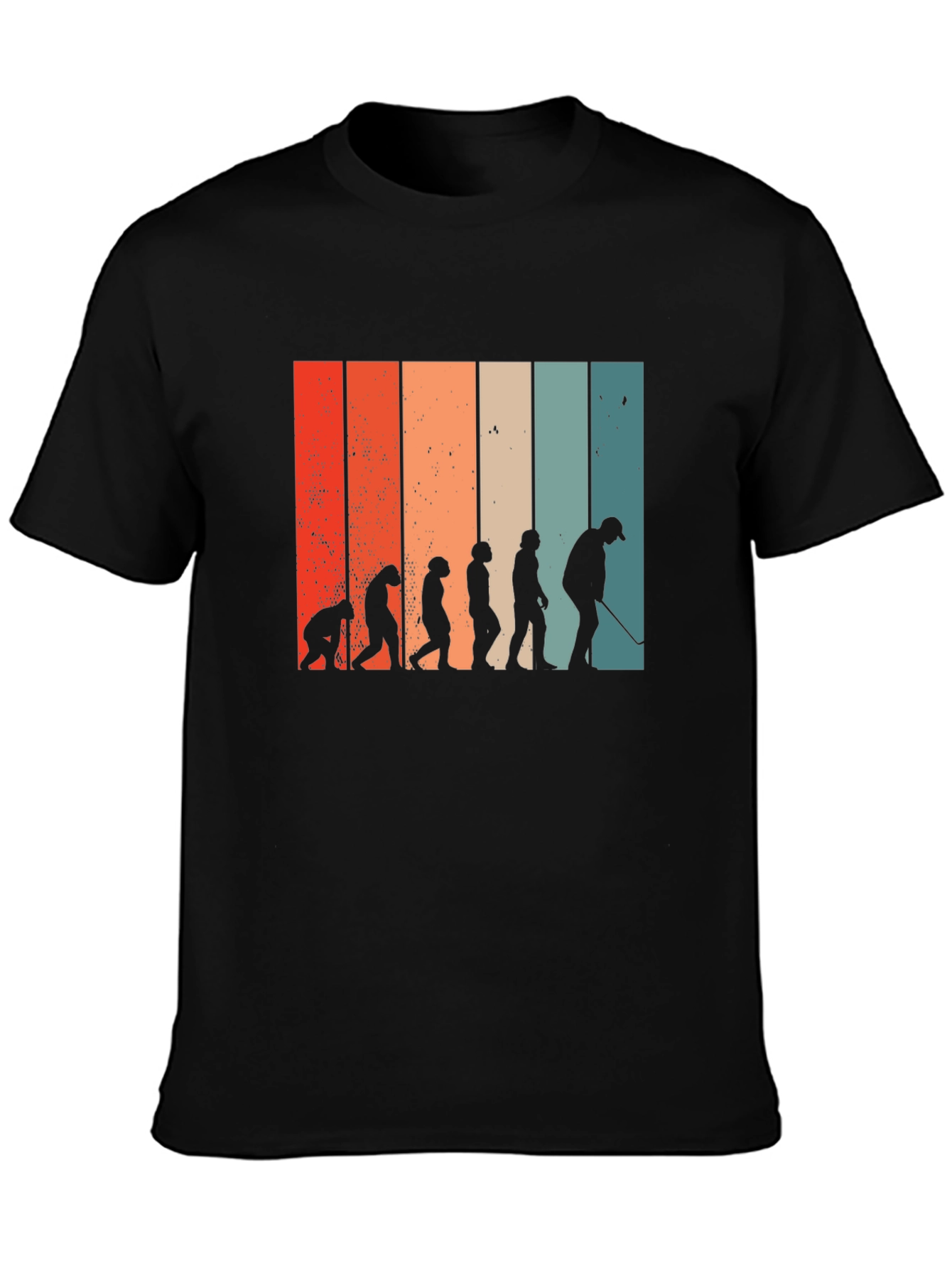 Evolution of Golf T-Shirt - Humorous Golfer Tee