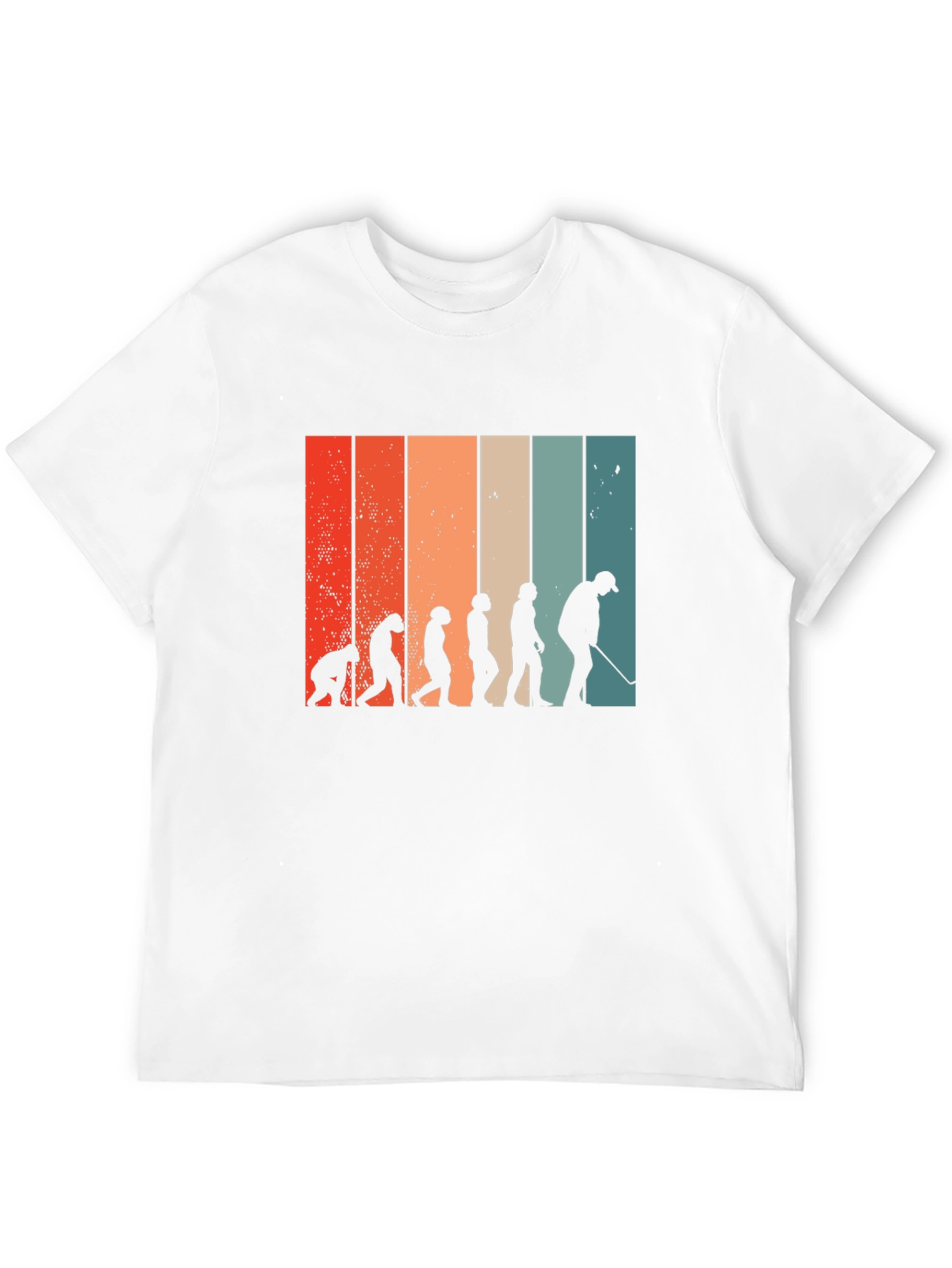 Evolution of Golf T-Shirt - Humorous Golfer Tee