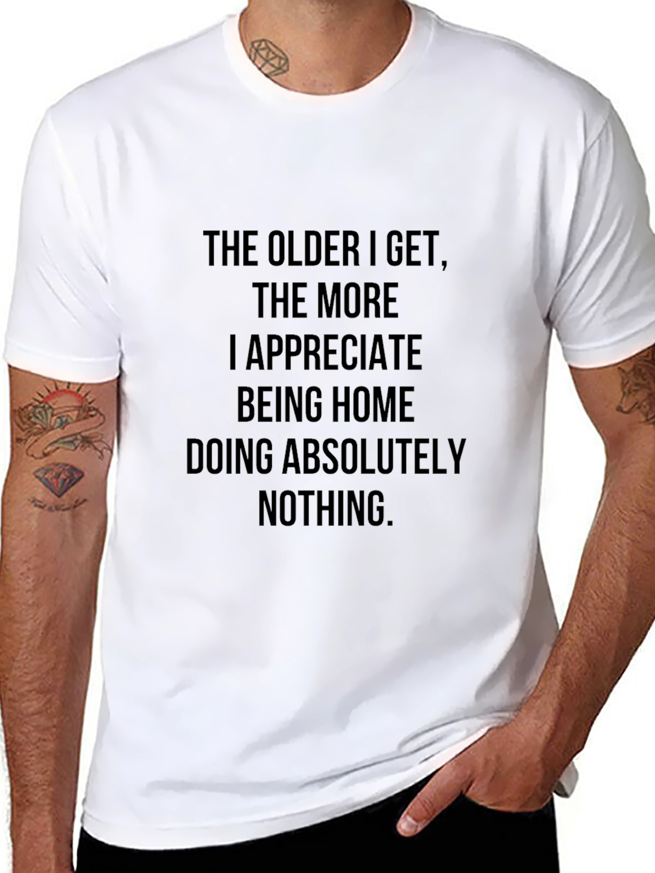 Funny Doing Nothing Graphic Tee