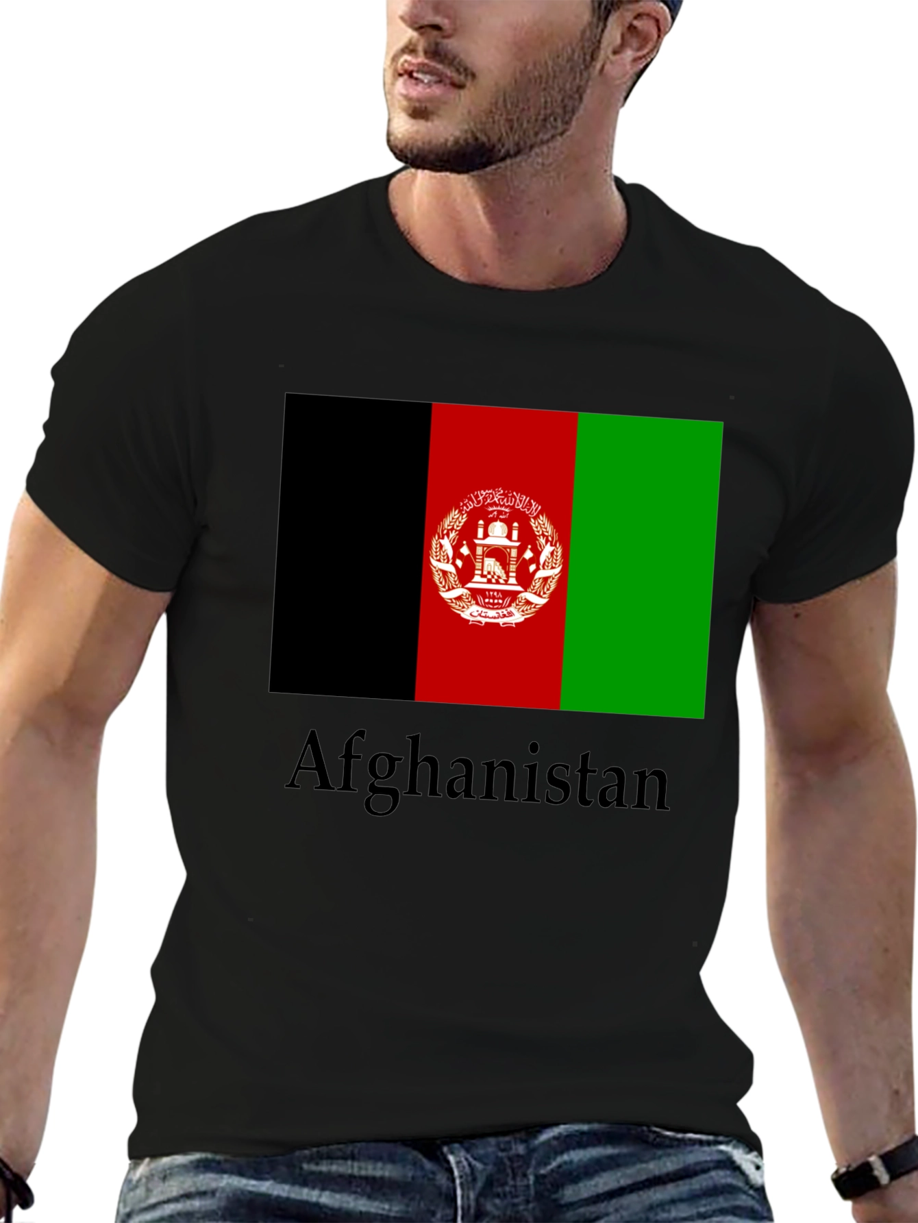 Afghanistan Flag T-Shirt Graphic Tee