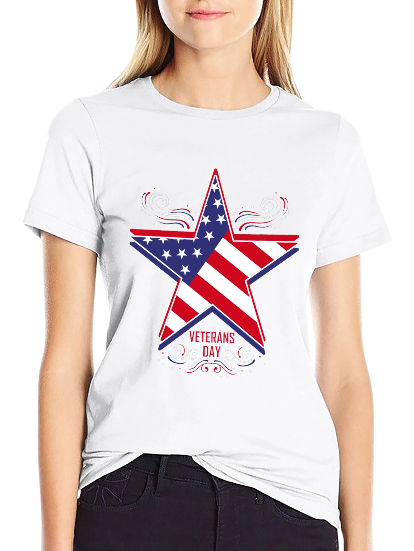 Veterans Day Patriotic Star T-Shirt