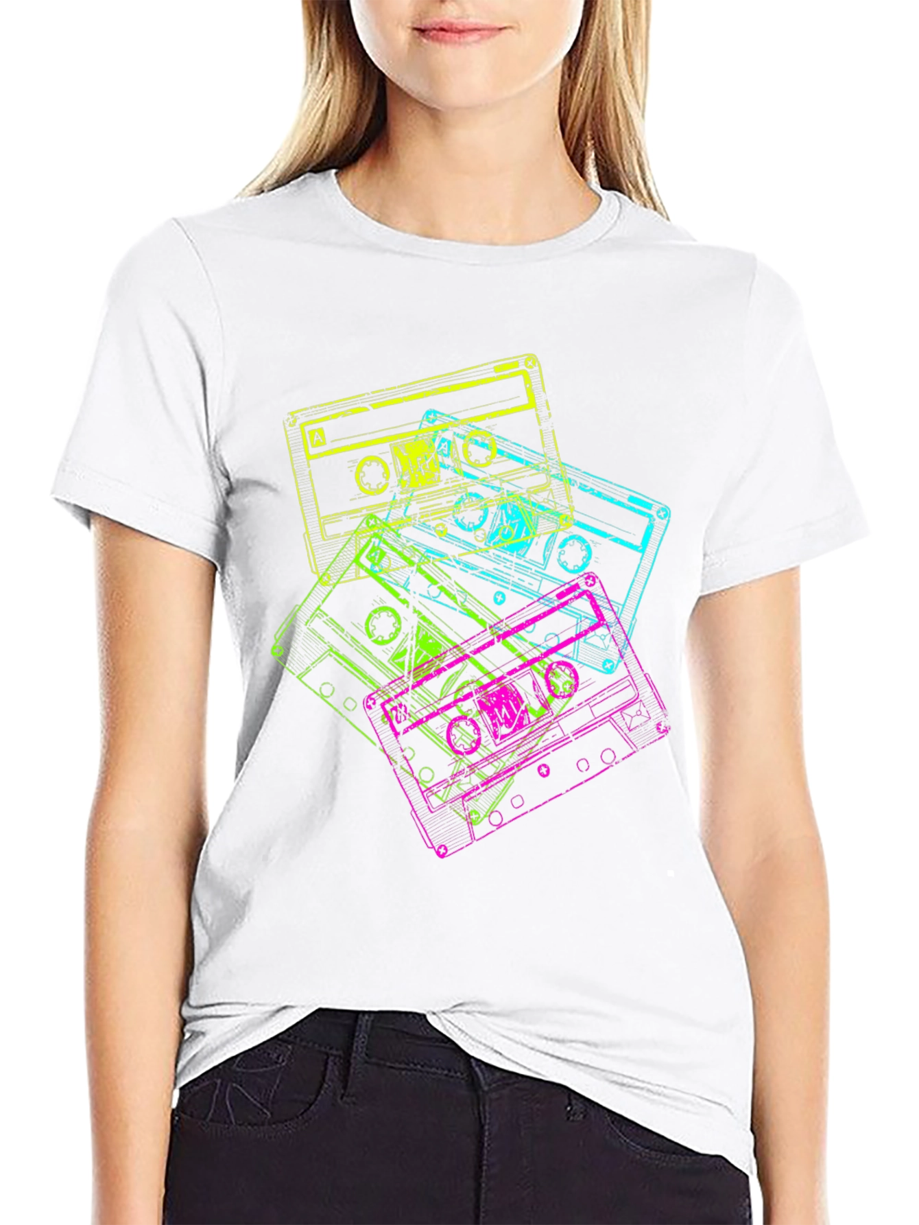 Retro Cassette Tape T-Shirt - 80s Style Tee