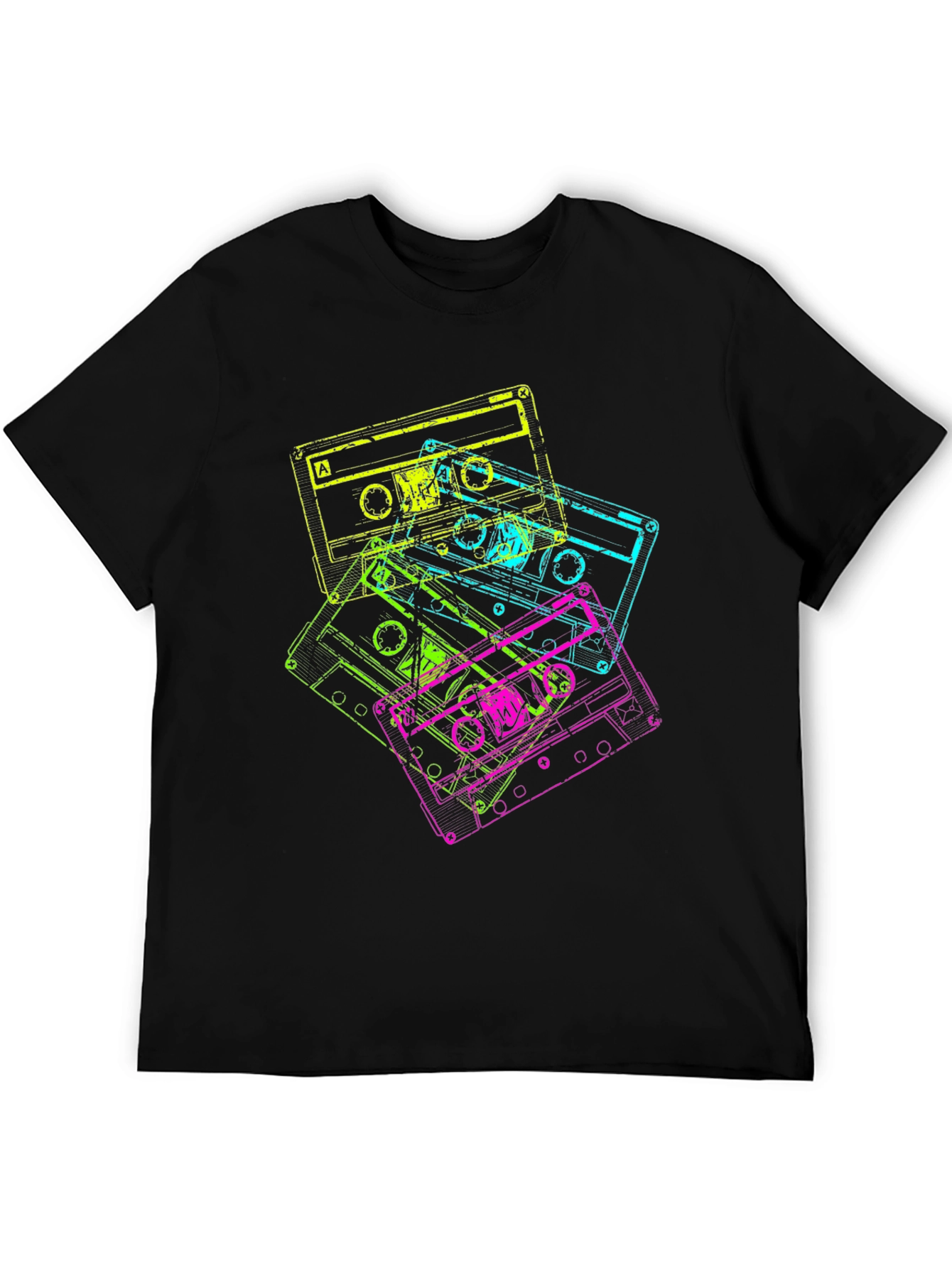 Retro Cassette Tape T-Shirt - 80s Style Tee