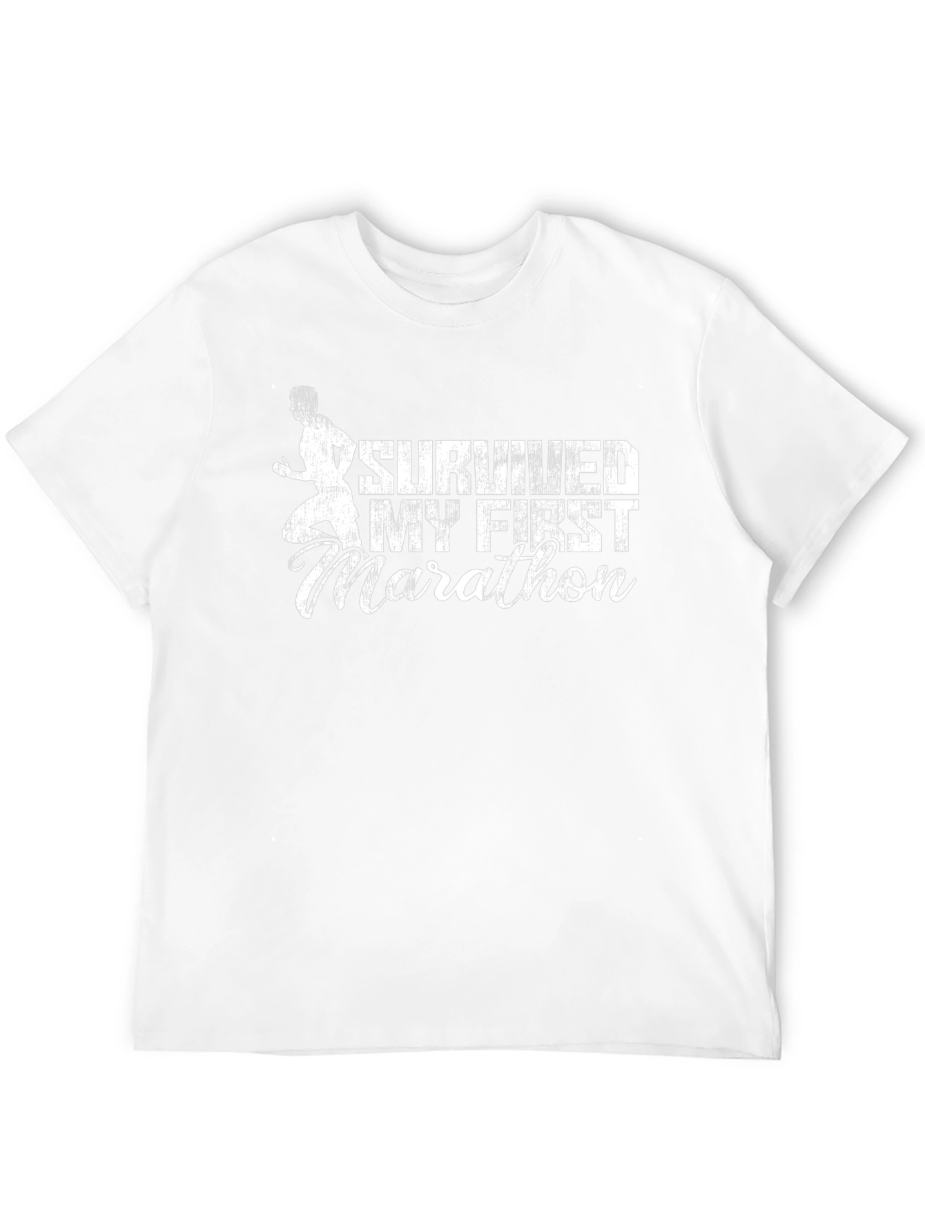 I Survived My First Marathon Black T-Shirt
