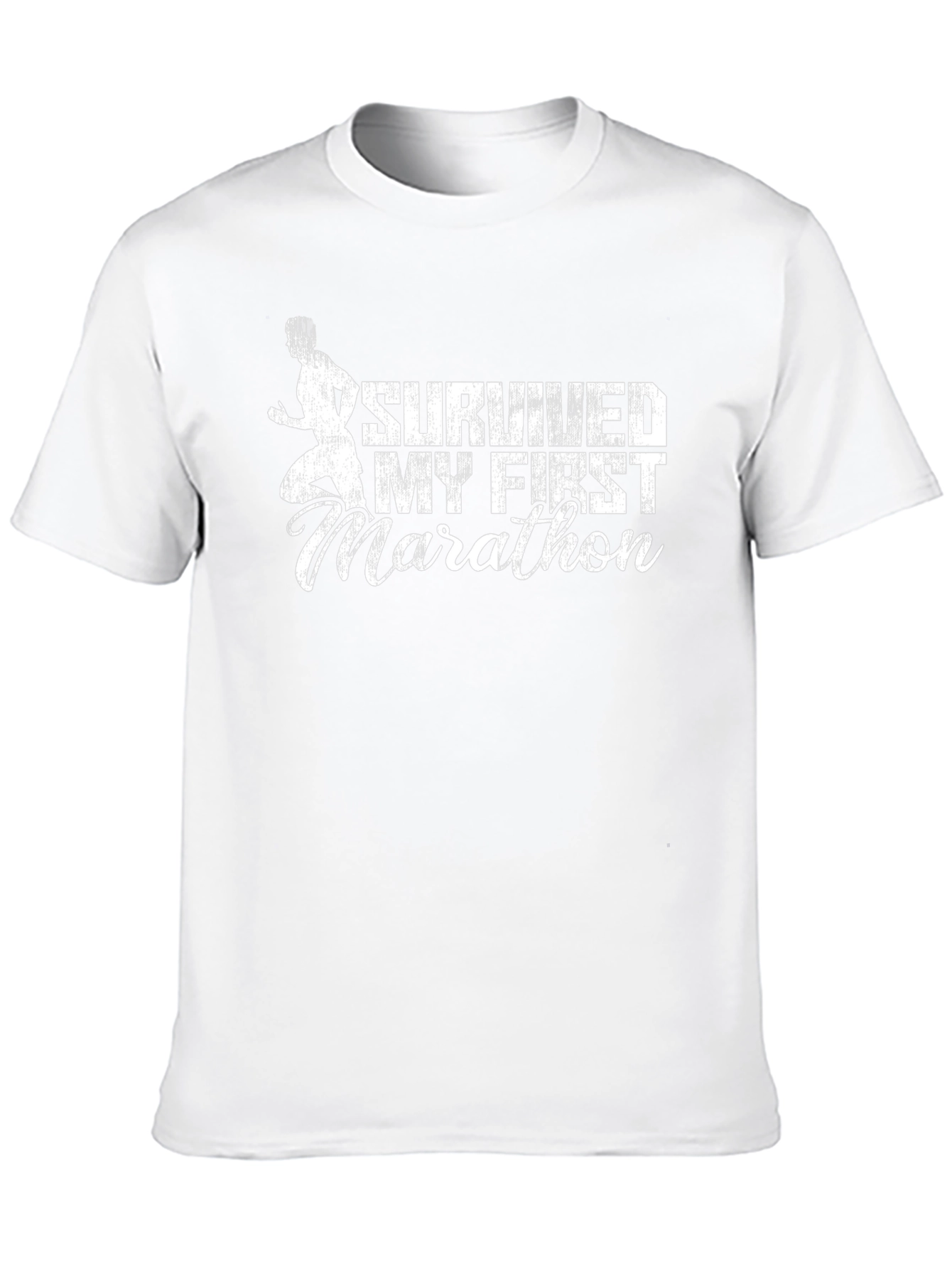 I Survived My First Marathon Black T-Shirt