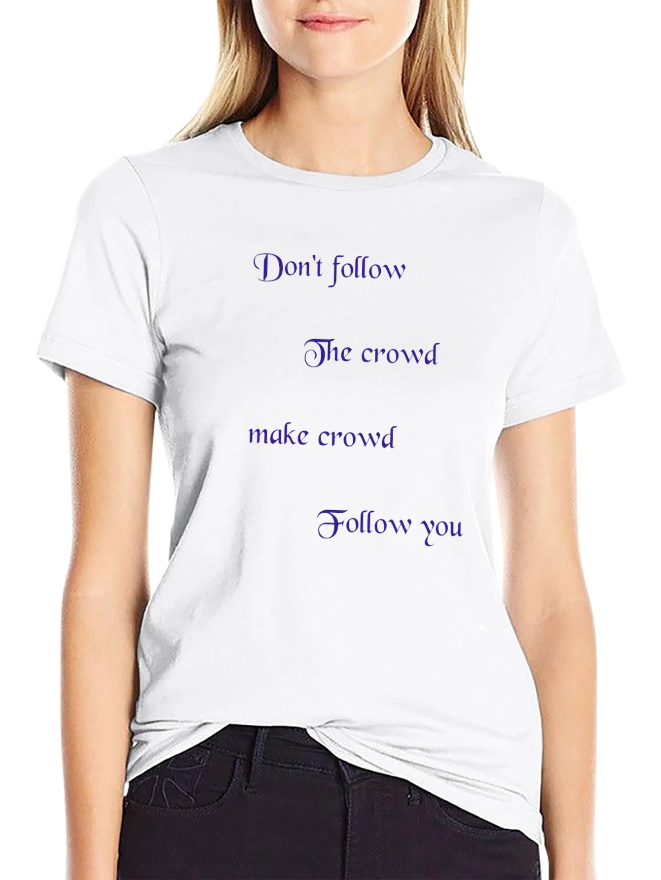 Dont Follow the Crowd Graphic Tee