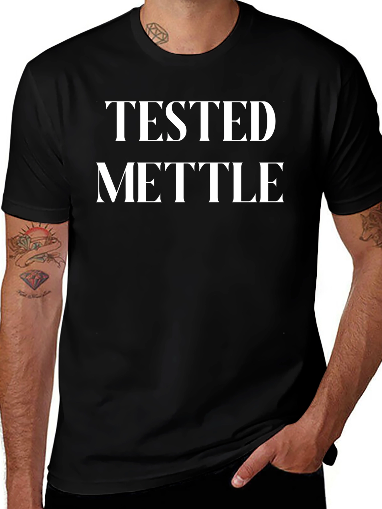 Tested Mettle Graphic T-Shirt - Black