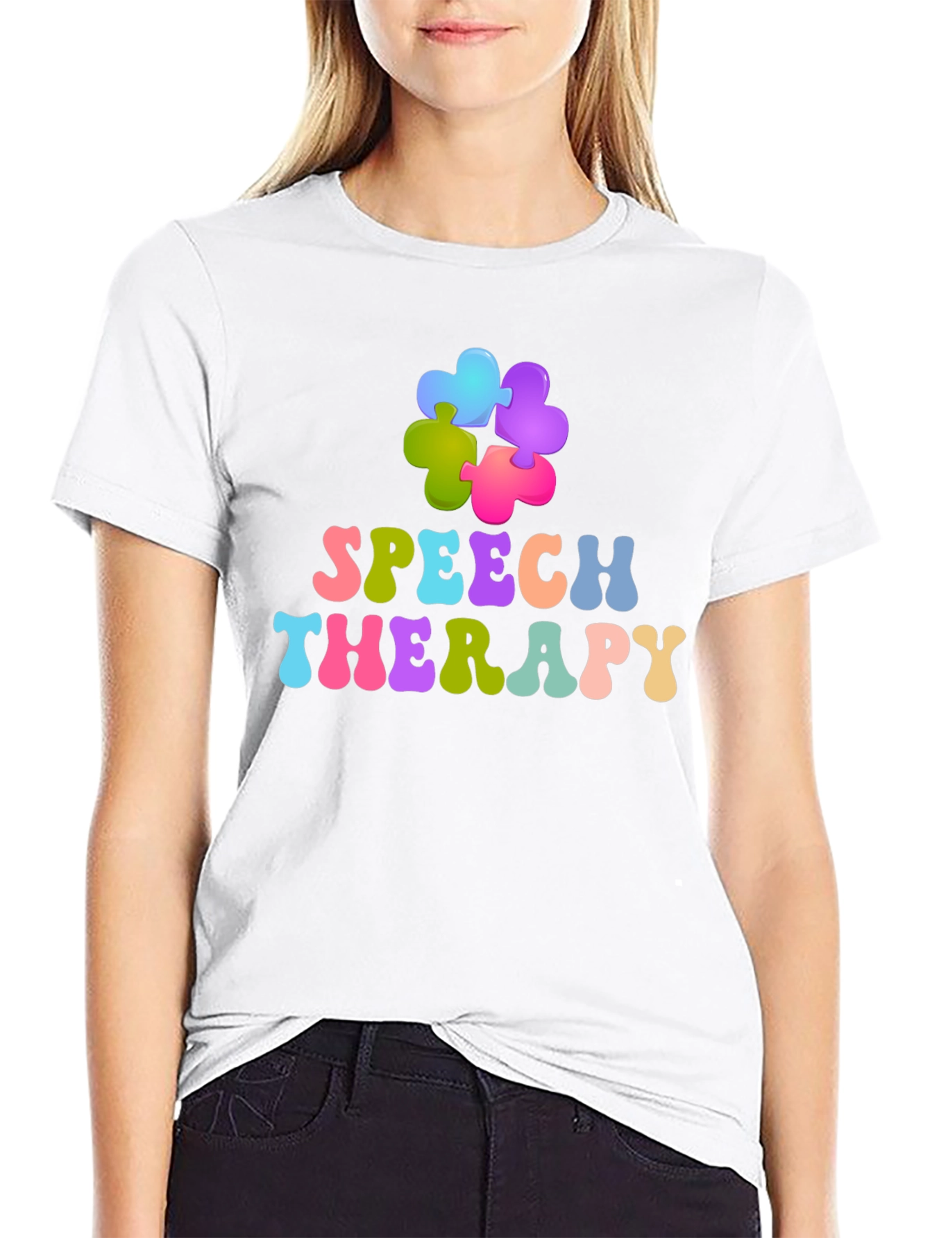 Speech Therapy Puzzle Piece T-Shirt