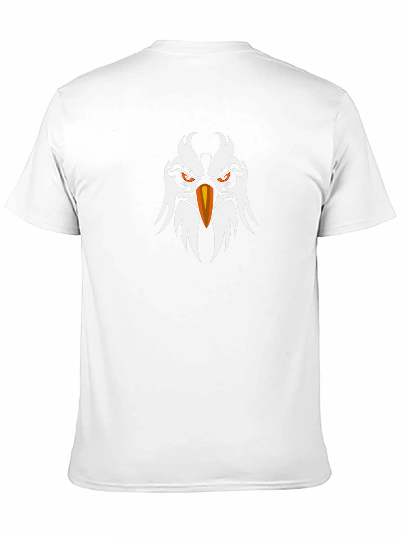 Eagle Graphic Print Black T-Shirt