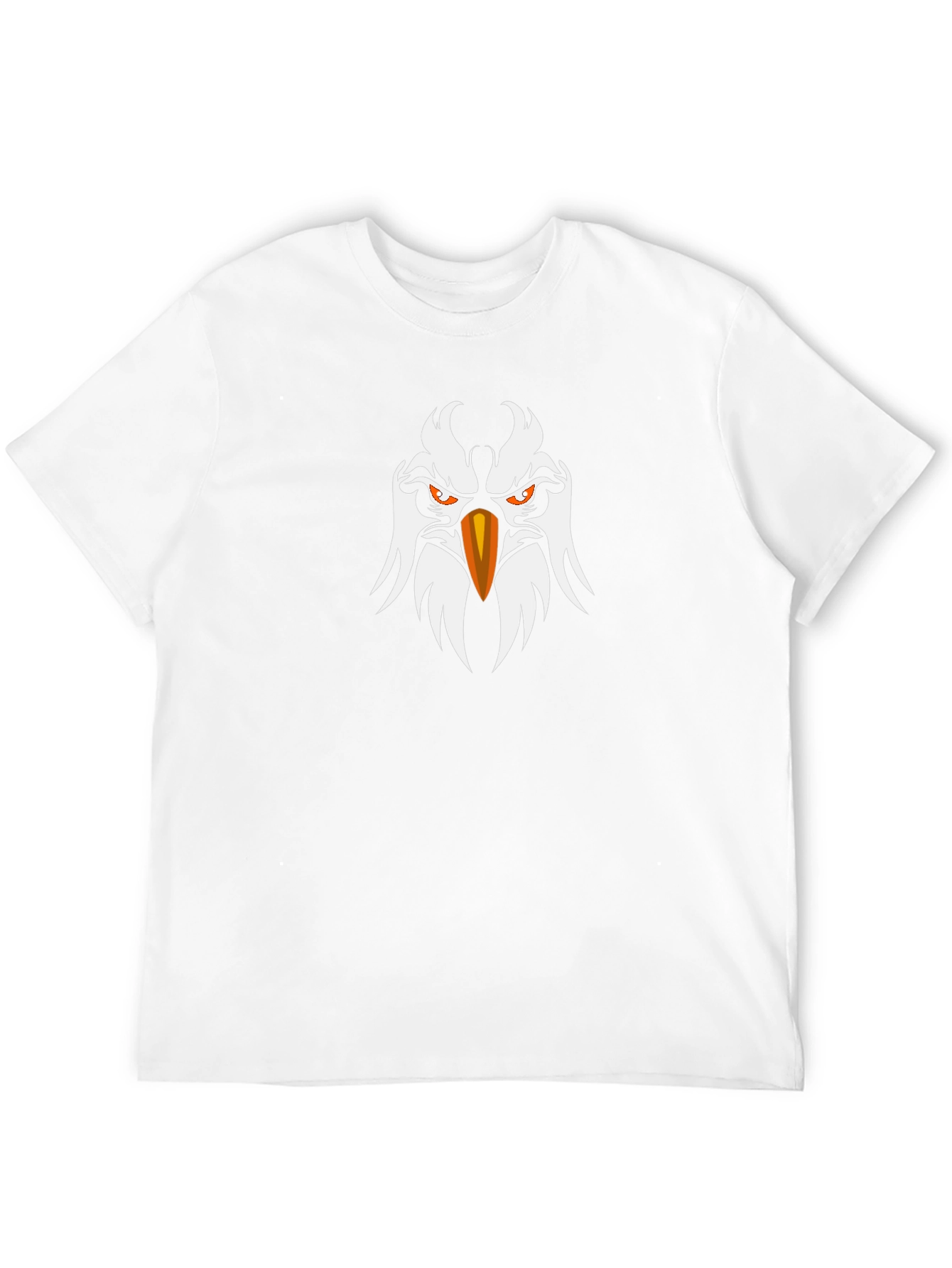 Eagle Graphic Print Black T-Shirt