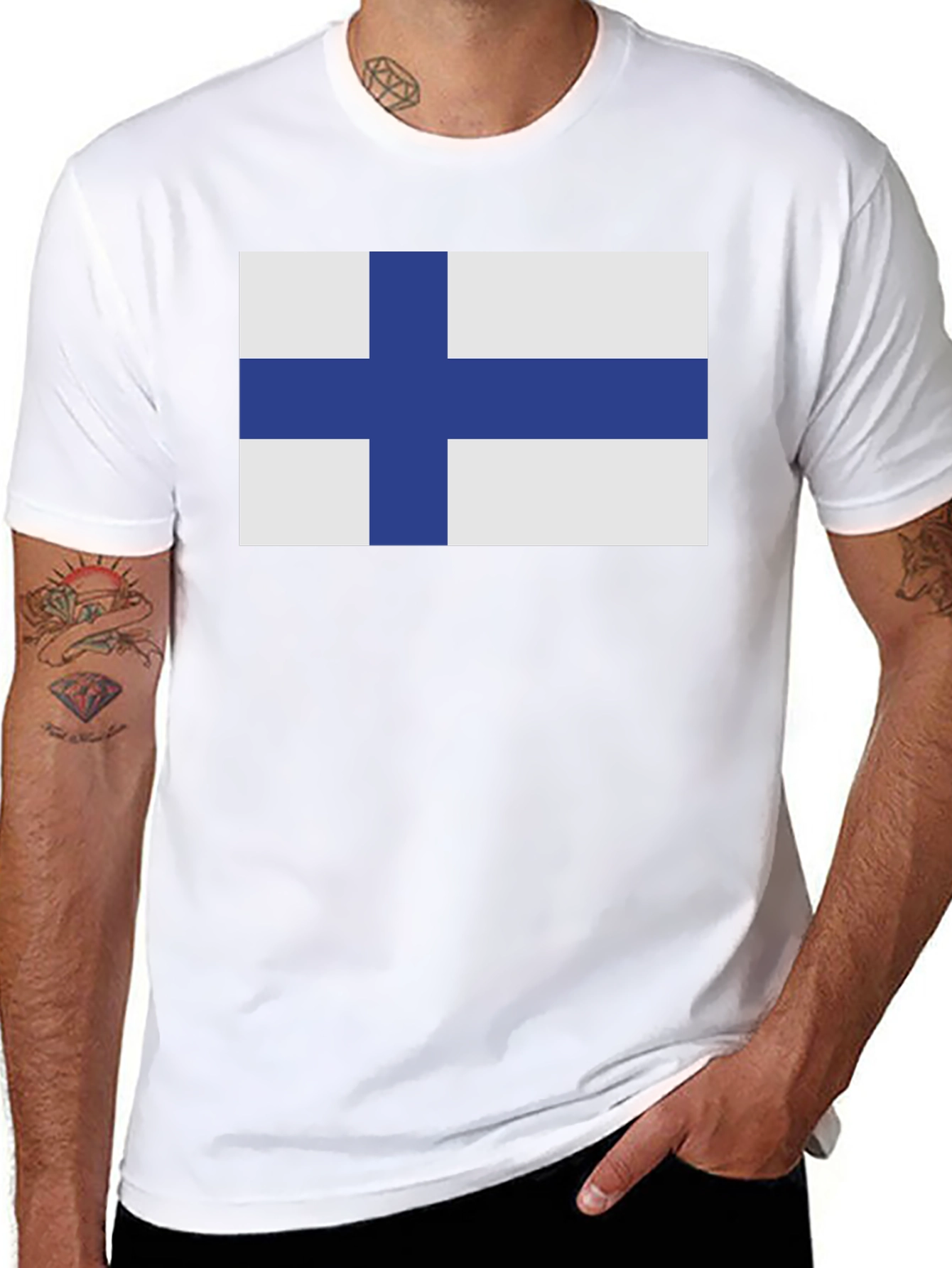Finland Flag T-Shirt - Patriotic Finnish Pride