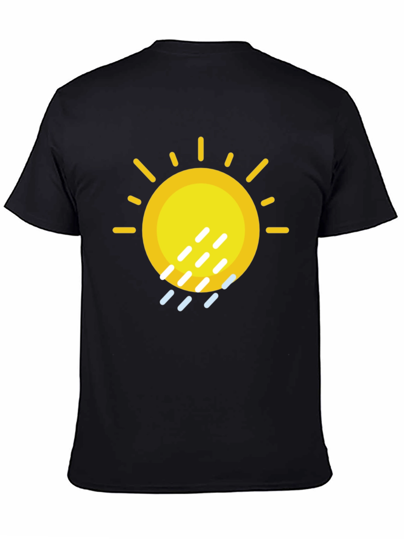 Sunny Rain Graphic Tee - Weather Humor T-Shirt