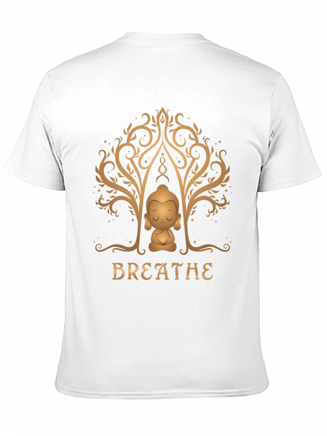 Breathe Buddha Graphic Tee - Relaxation & Mindfulness