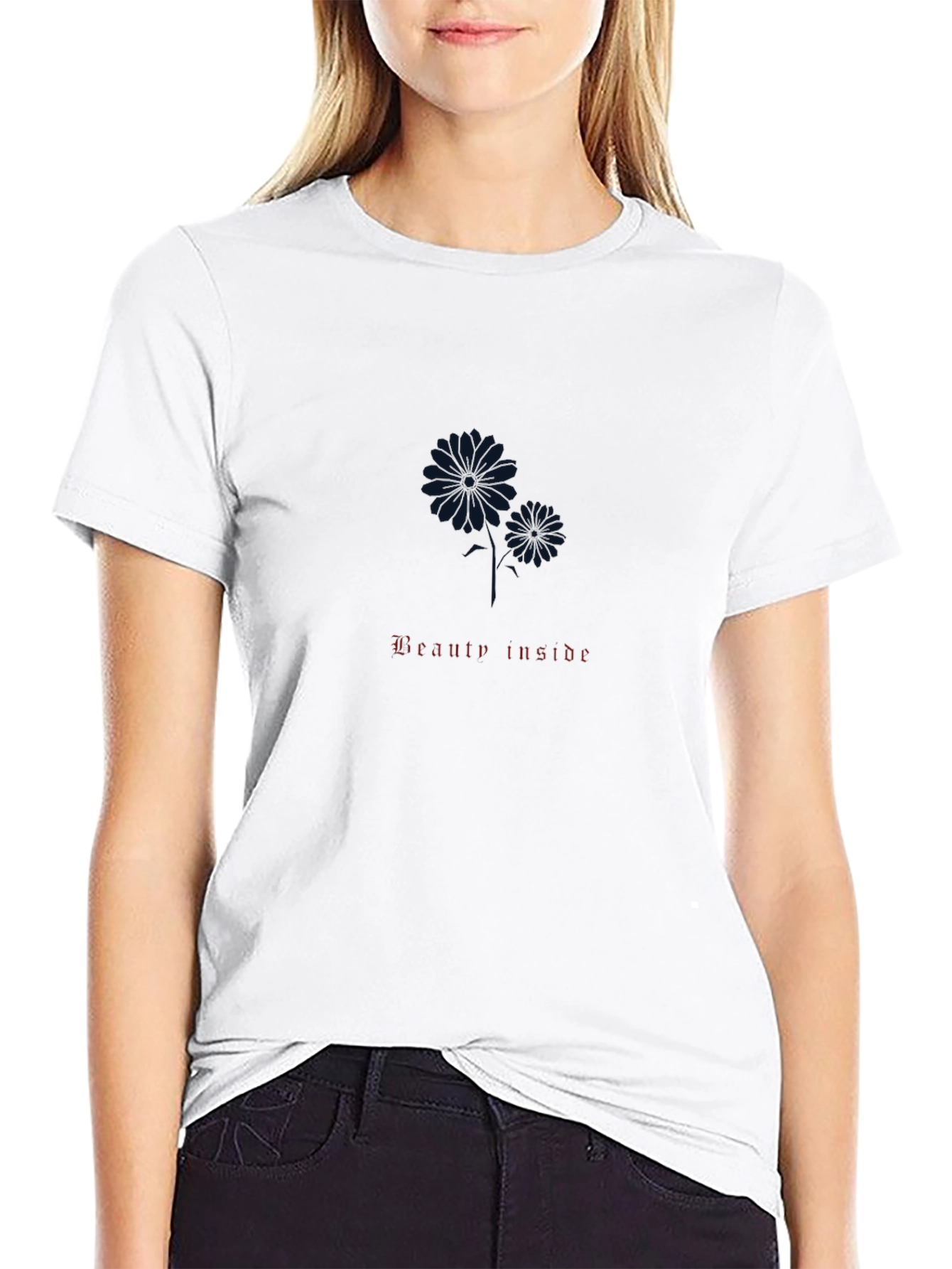 Beauty Inside Black T-Shirt