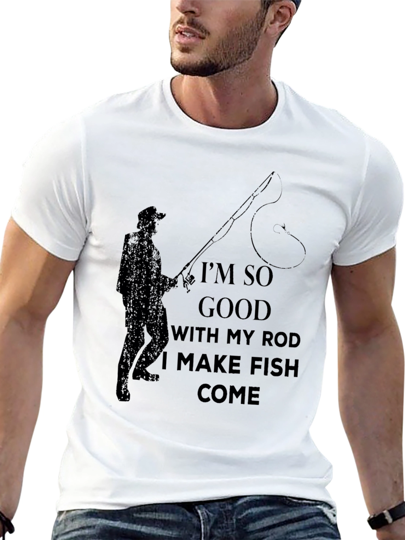 Fishing Humor T-Shirt -  I Make Fish Come