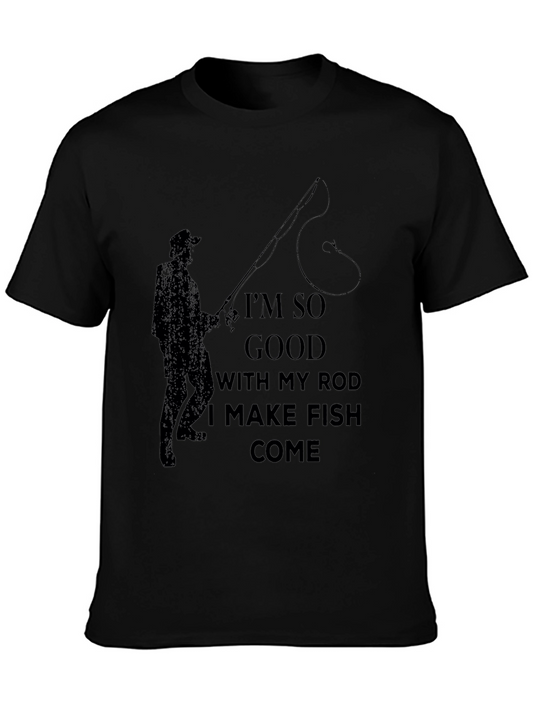 Fishing Humor T-Shirt -  I Make Fish Come