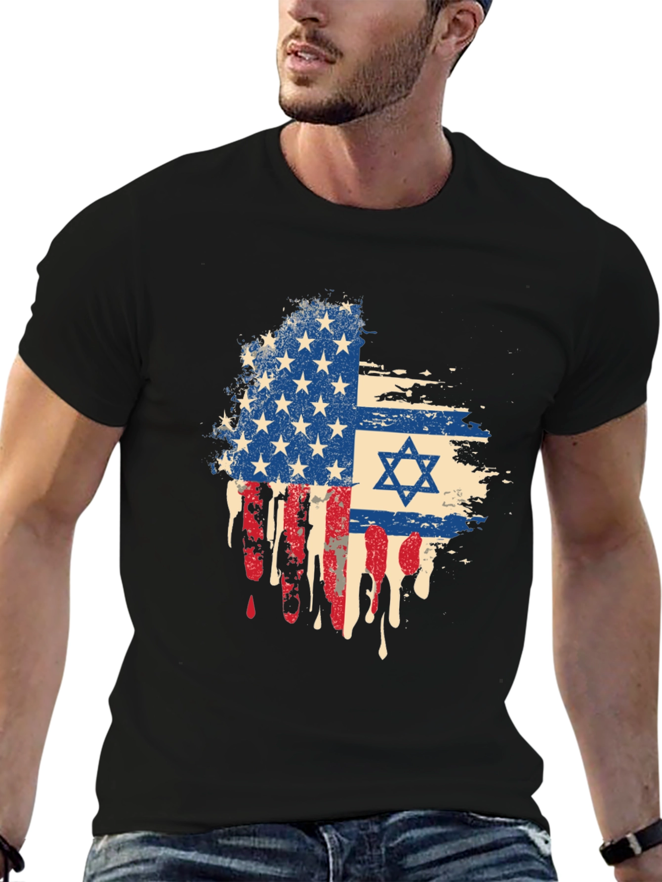 USA Israel Flag T-Shirt