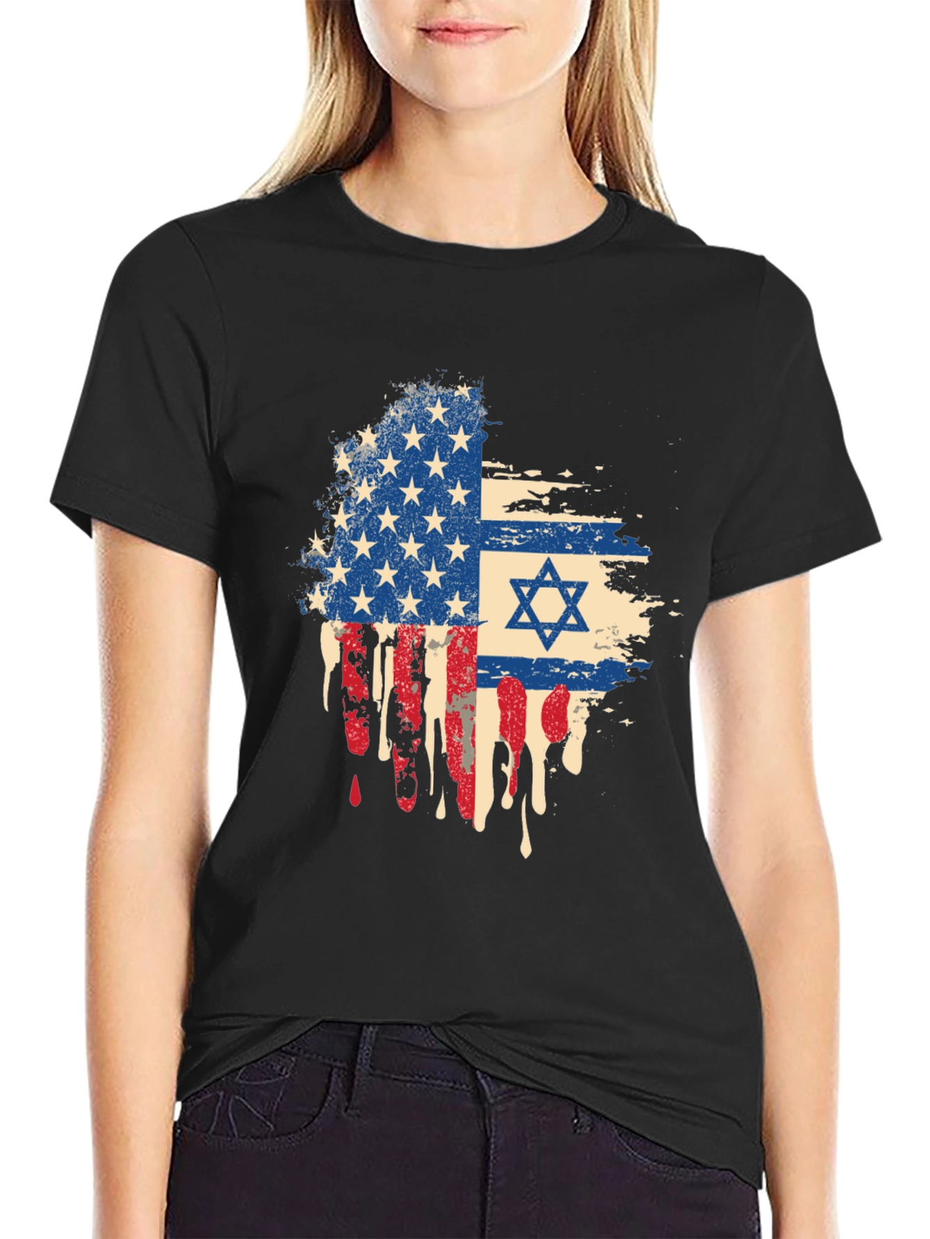 USA Israel Flag T-Shirt