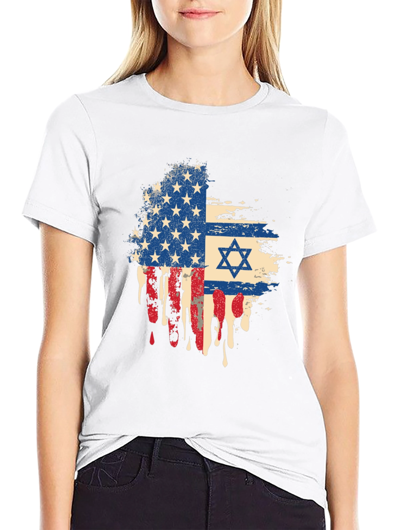 USA Israel Flag T-Shirt