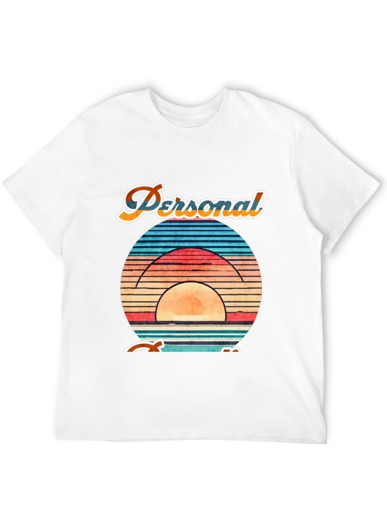 Personalized Retro Sunset Graphic Tee