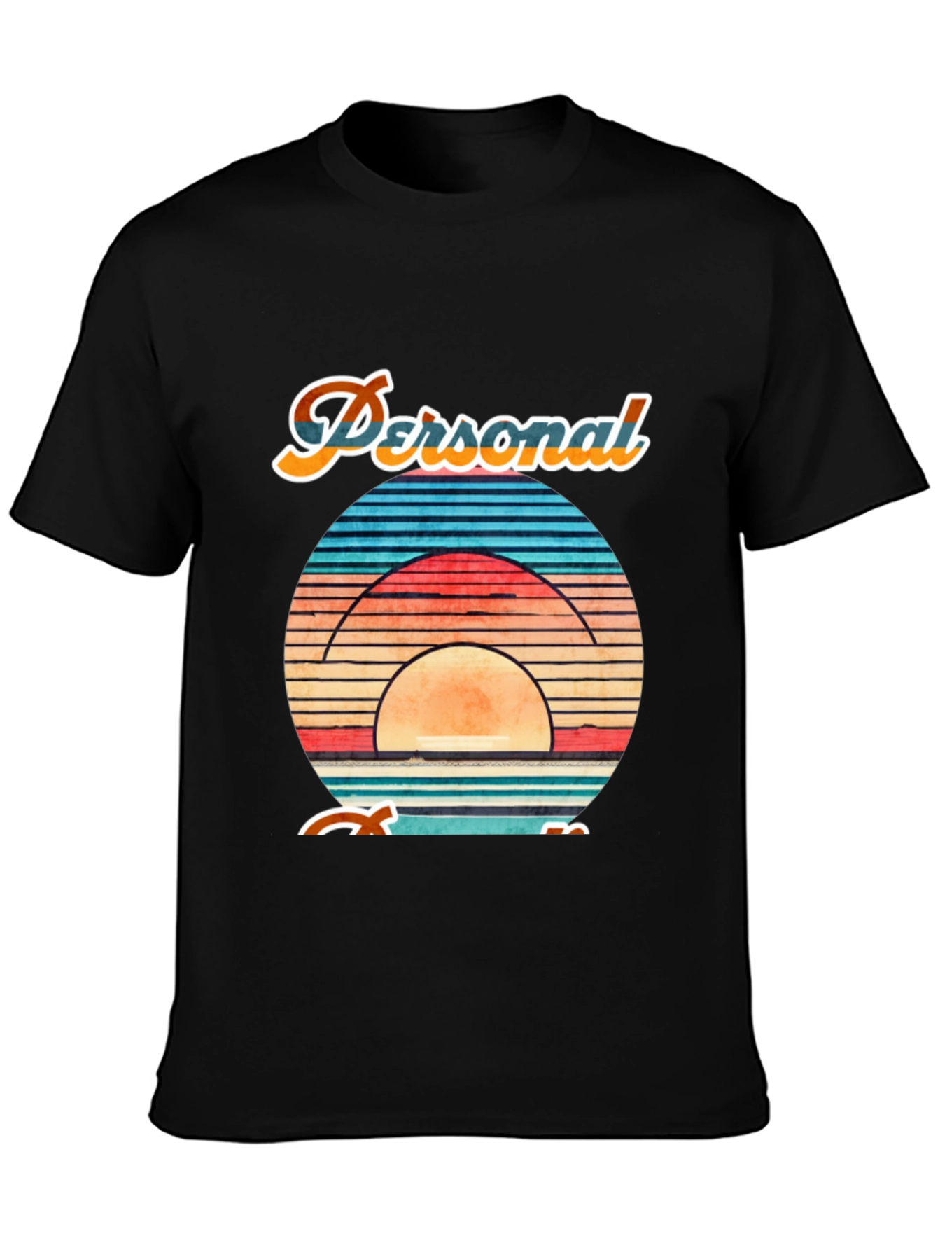 Personalized Retro Sunset Graphic Tee