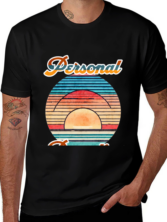 Personalized Retro Sunset Graphic Tee