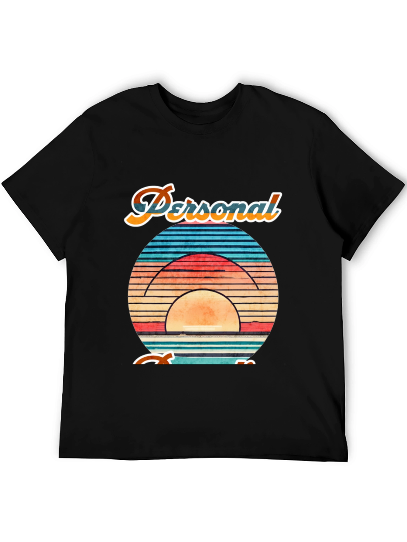 Personalized Retro Sunset Graphic Tee