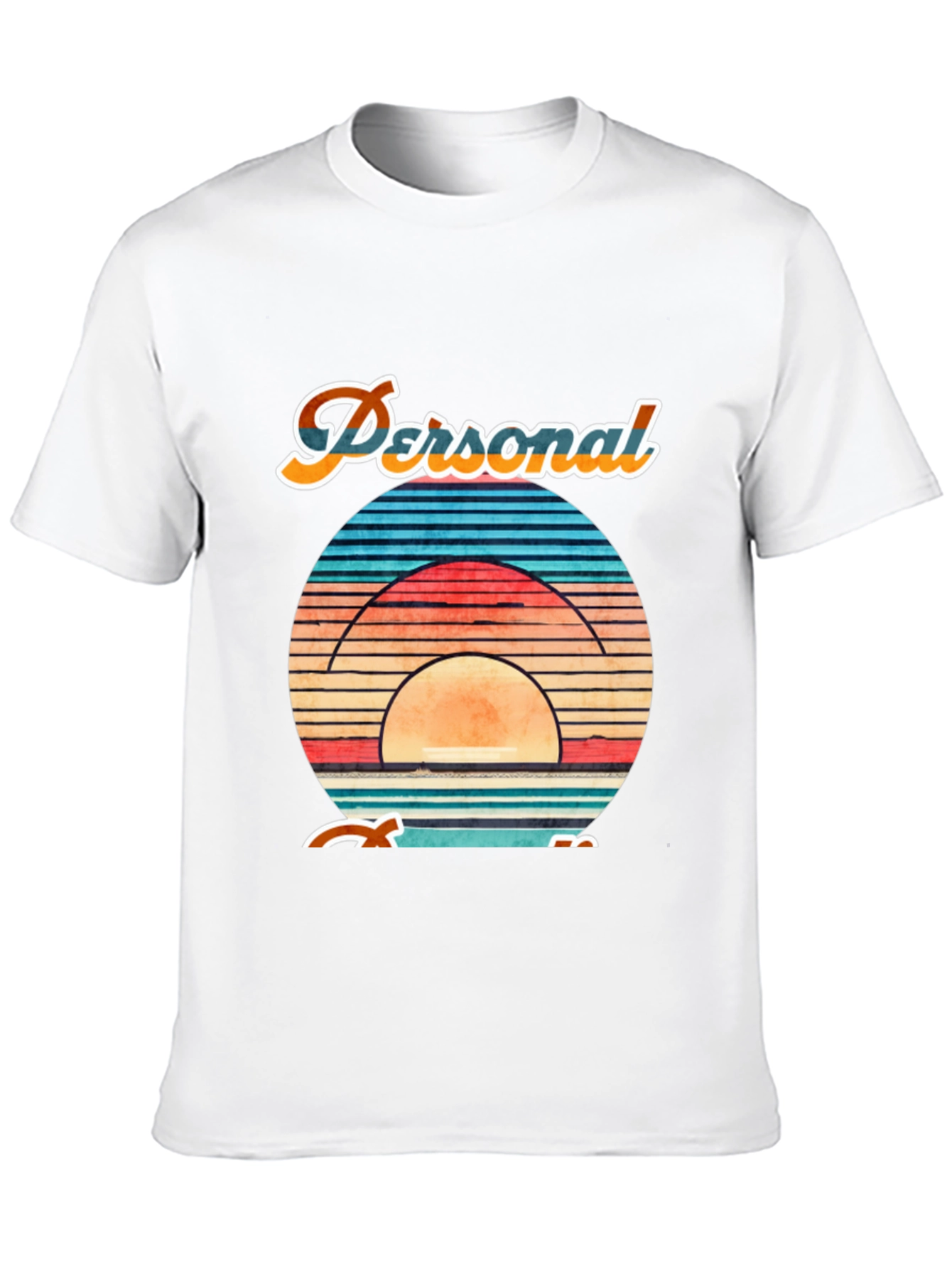 Personalized Retro Sunset Graphic Tee