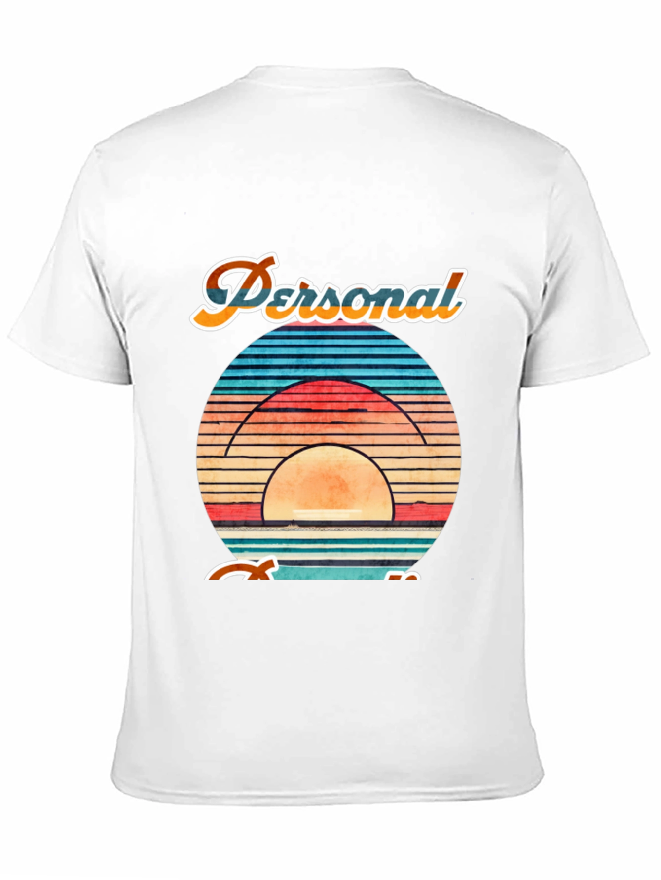 Personalized Retro Sunset Graphic Tee