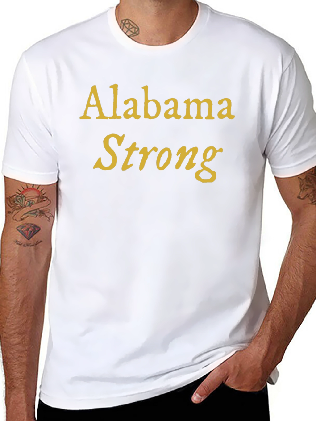 Alabama Strong Black T-Shirt