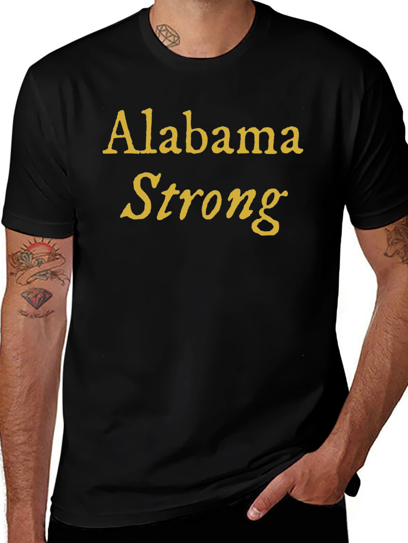Alabama Strong Black T-Shirt