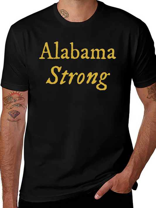 Alabama Strong Black T-Shirt