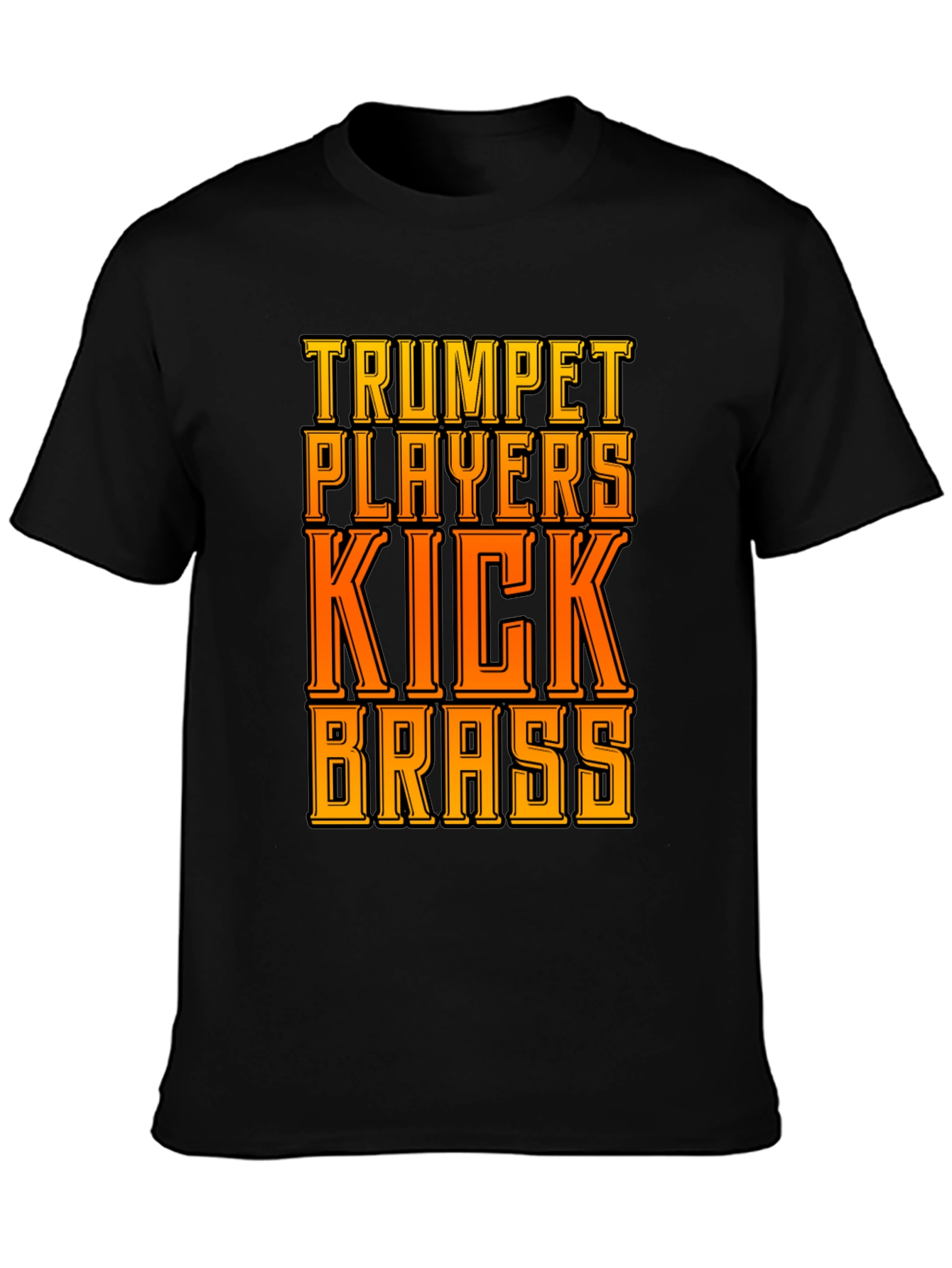 Trumpet Players Kick Brass Graphic Tee