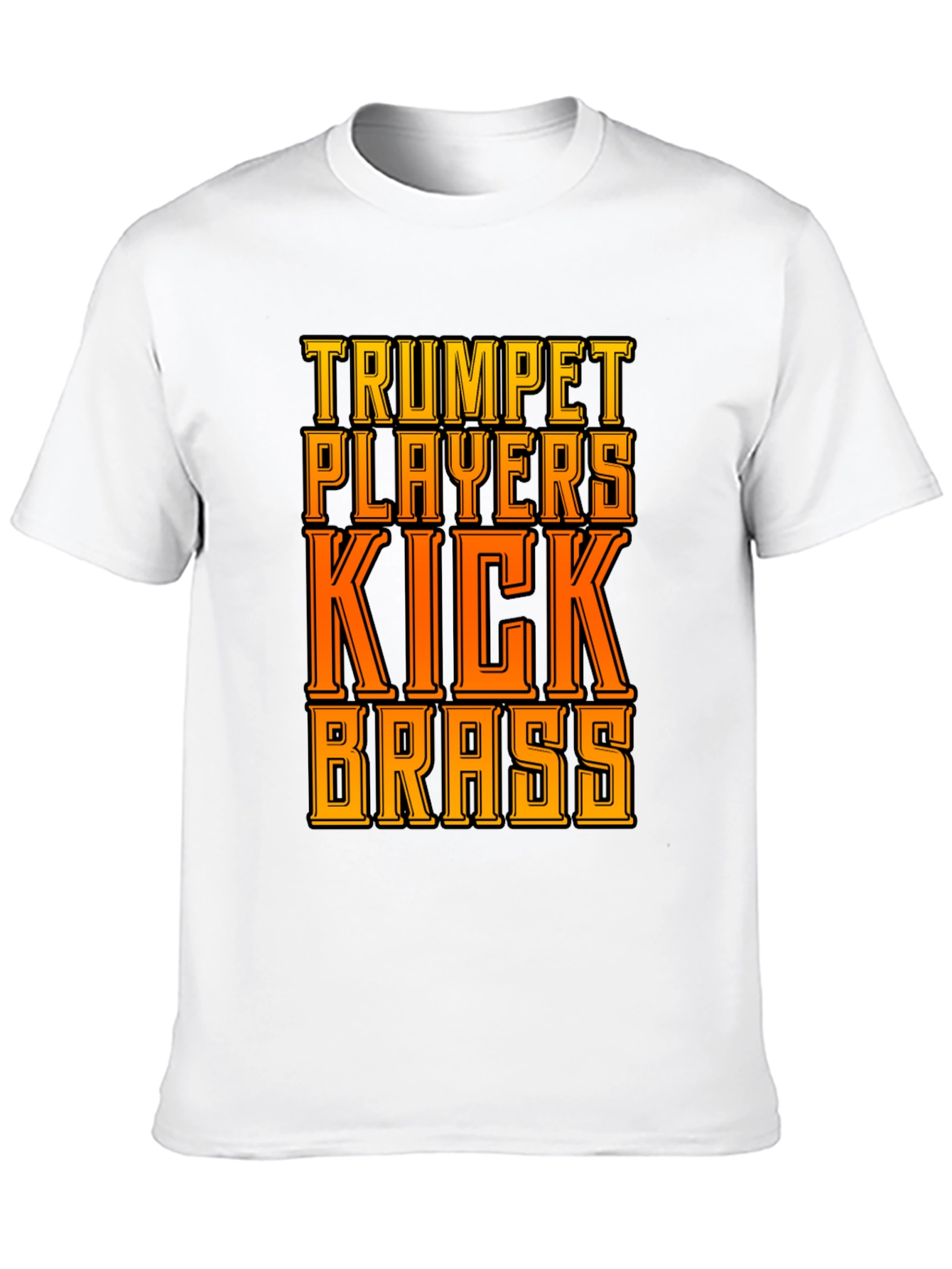 Trumpet Players Kick Brass Graphic Tee