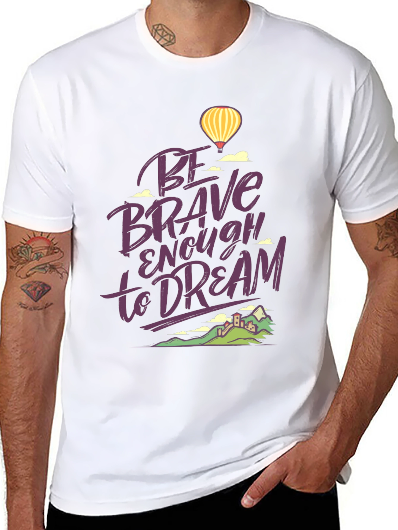 Be Brave Enough to Dream Graphic T-Shirt